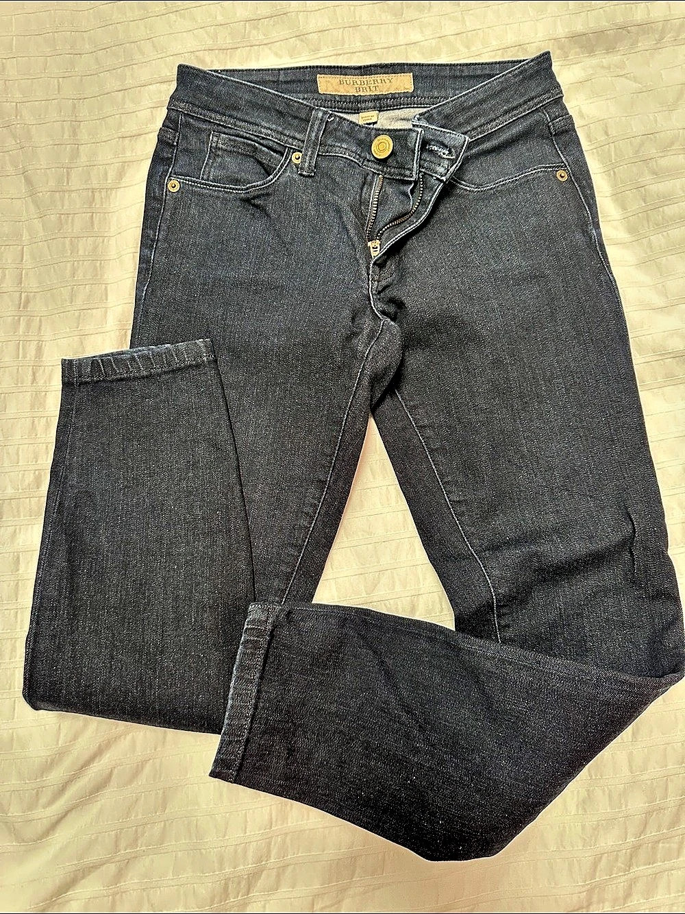Burberry Brit Skinny Jeans in Blue small fit 25 - Picture 2 of 8